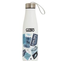 GIBO Space Explorer Smart Insulated Sipper Bottle – 450 ML
