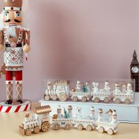 Classic Wooden Collectible Train Set