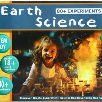 Play Craft Earth Science Experiment Kit for Kids (8+) | 80+ Fun & Safe STEM Science Experiments | Includes 18+ Tools & Ingredients | Educational Learning Toy