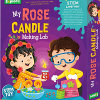 My Rose Candle Making Lab – Fun STEM Candle Craft Kit for Kids | Learn Science Through Creative Candle Making