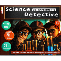 Science Detective – STEM Learning Toy for Kids | 25+ Hands-On Experiments | DIY Science Kit with Tools & Ingredients | Age 8+