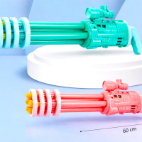 Automatic Gatling Water Gun Toy for Kids – High Pressure Multi-Barrel Water Blaster with Long Range Spray for Summer Pool, Beach & Outdoor Water Play