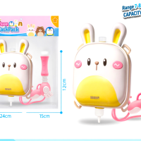 Kids Bunny Backpack Water Gun – 2000ML High Capacity Holi Water Blaster Toy with 7–8m Long Range Spray for Children Outdoor Summer Play