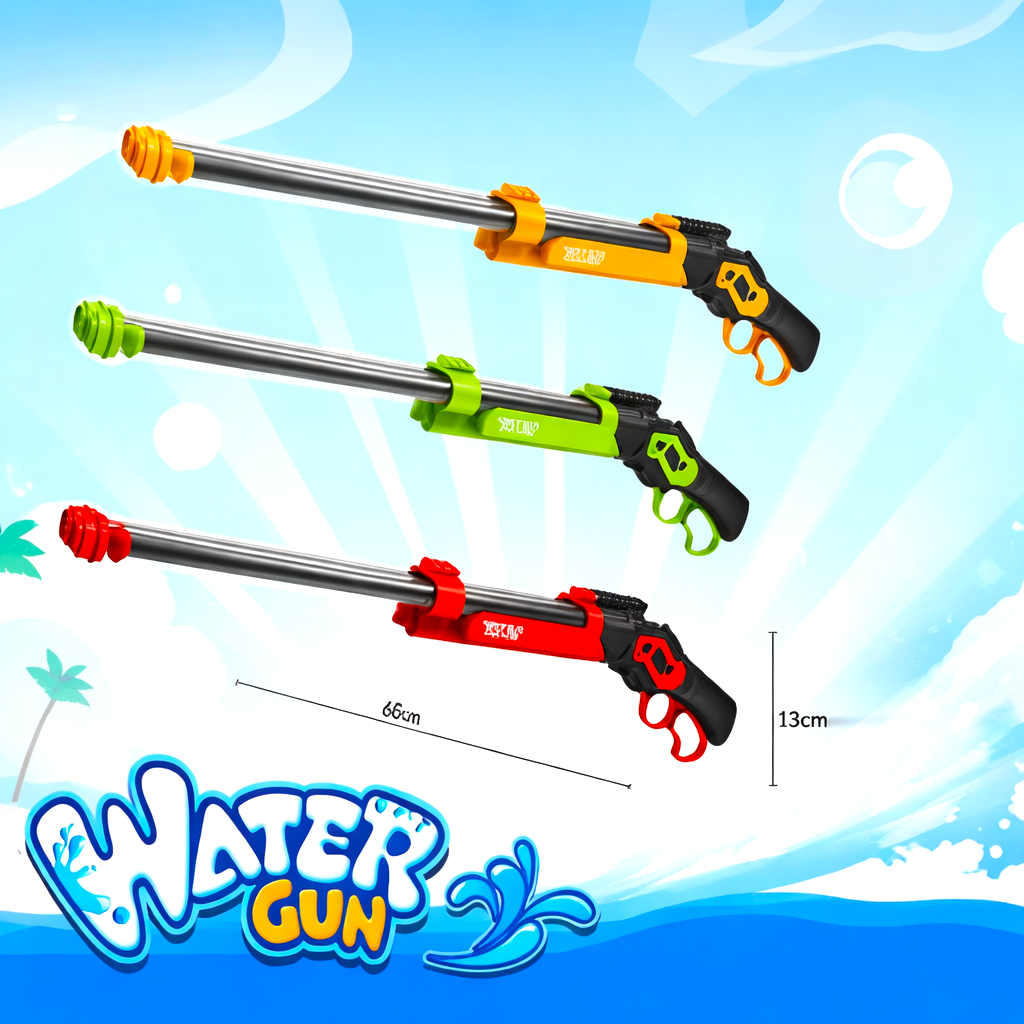 Long Range Kids Water Gun Toy – High Pressure Summer Water Blaster for Outdoor Beach & Pool Play