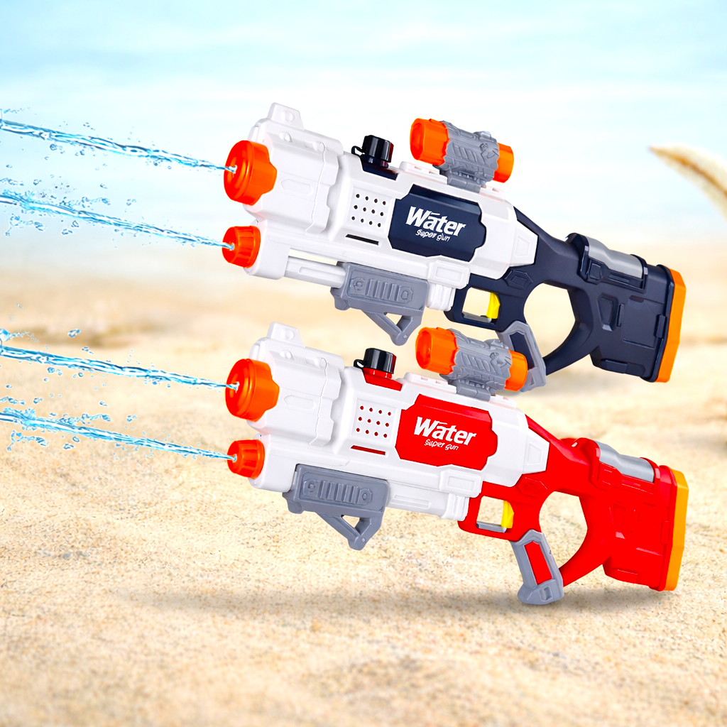Holi Pichkari High Pressure Double Nozzle Water Gun Toy for Kids & Adults – Colorful Festival Spray Blaster