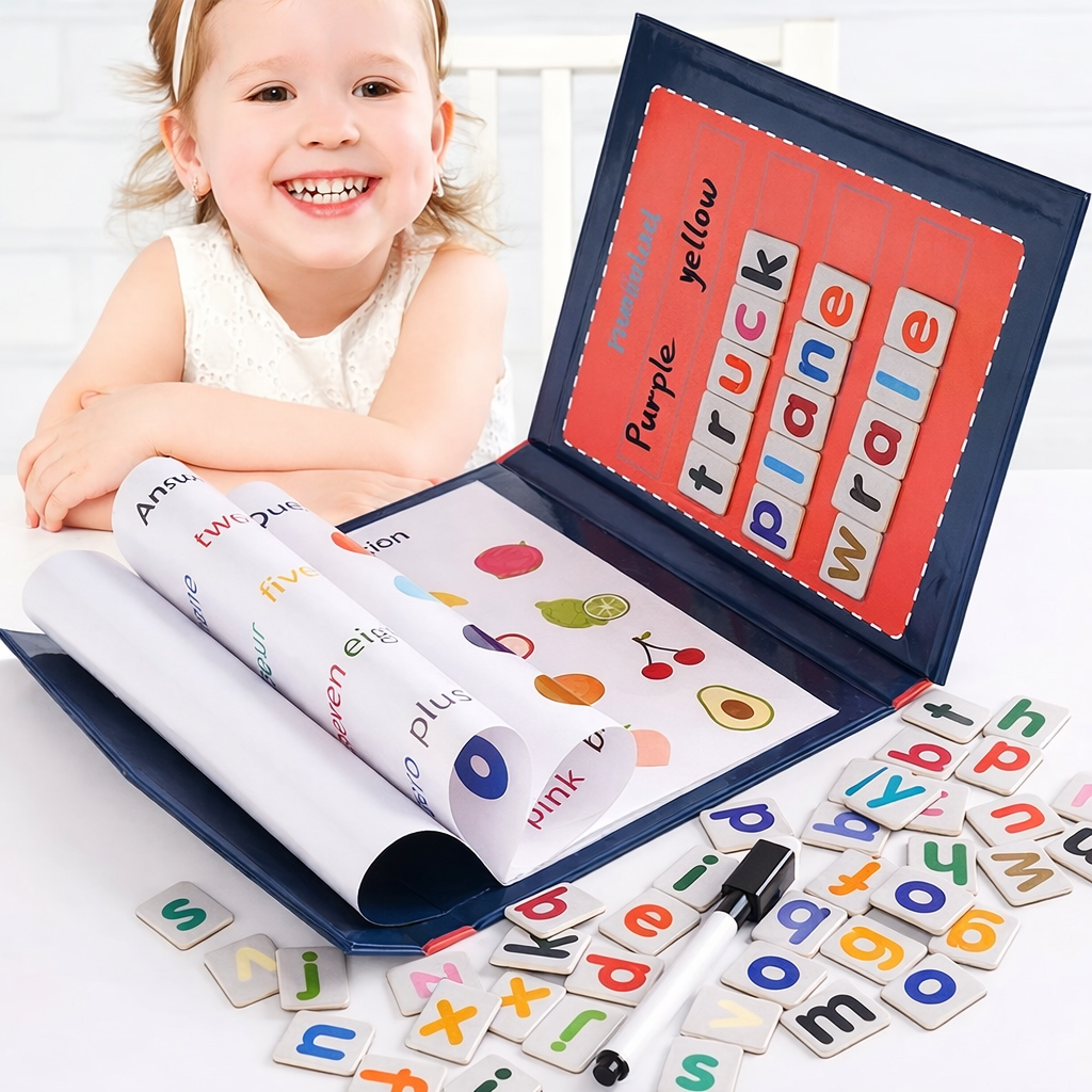 Spelling Game Book for Kids | English Word Learning Activity | Educational Toy for Preschool & Kindergarten (Ages 3-6) - Image 3