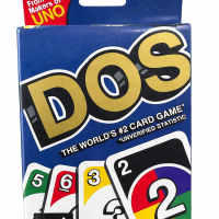 DOS Card Game by UNO Makers | Family Party Game for Kids & Adults | 2–4 Players | Ages 7+