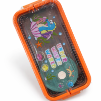 Kids Lunch Box with Spoon & Fork | Underwater Cartoon Design | Leakproof Plastic Tiffin Box for School Boys & Girls | BPA Free, Airtight Food Storage Container