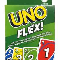 UNO Flex Card Game for Kids & Family | Mattel UNO Flexible Cards Game | 2–8 Players | Ages 7+ | Fun Party & Travel Game