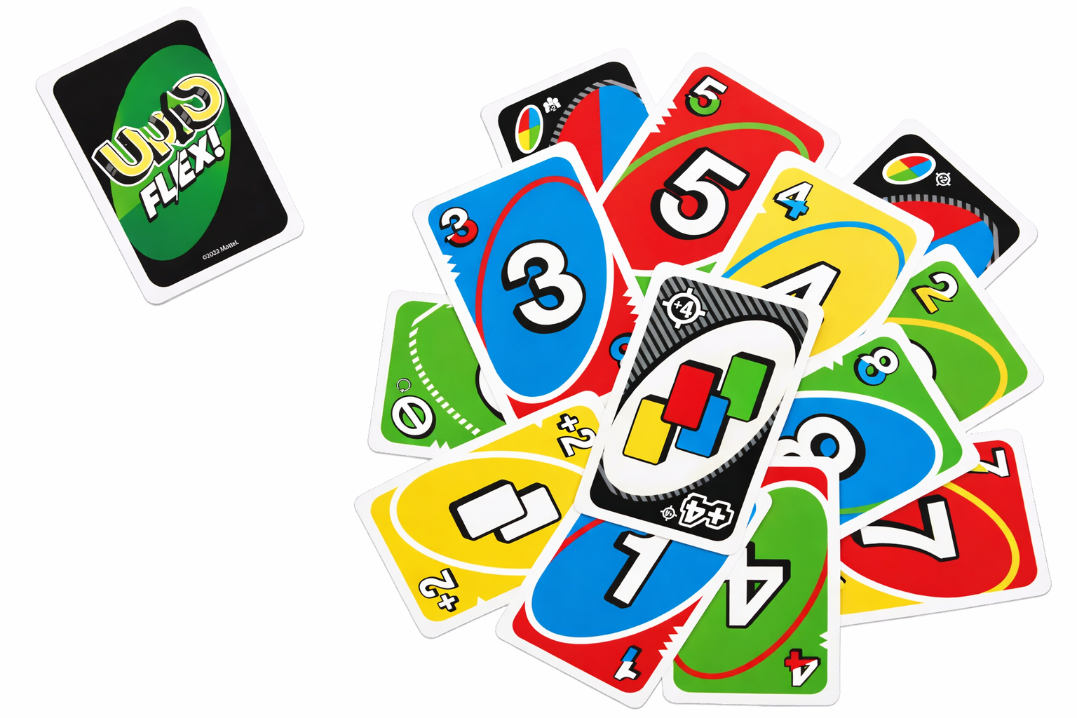 UNO Flex Card Game for Kids & Family | Mattel UNO Flexible Cards Game | 2–8 Players | Ages 7+ | Fun Party & Travel Game - Image 2