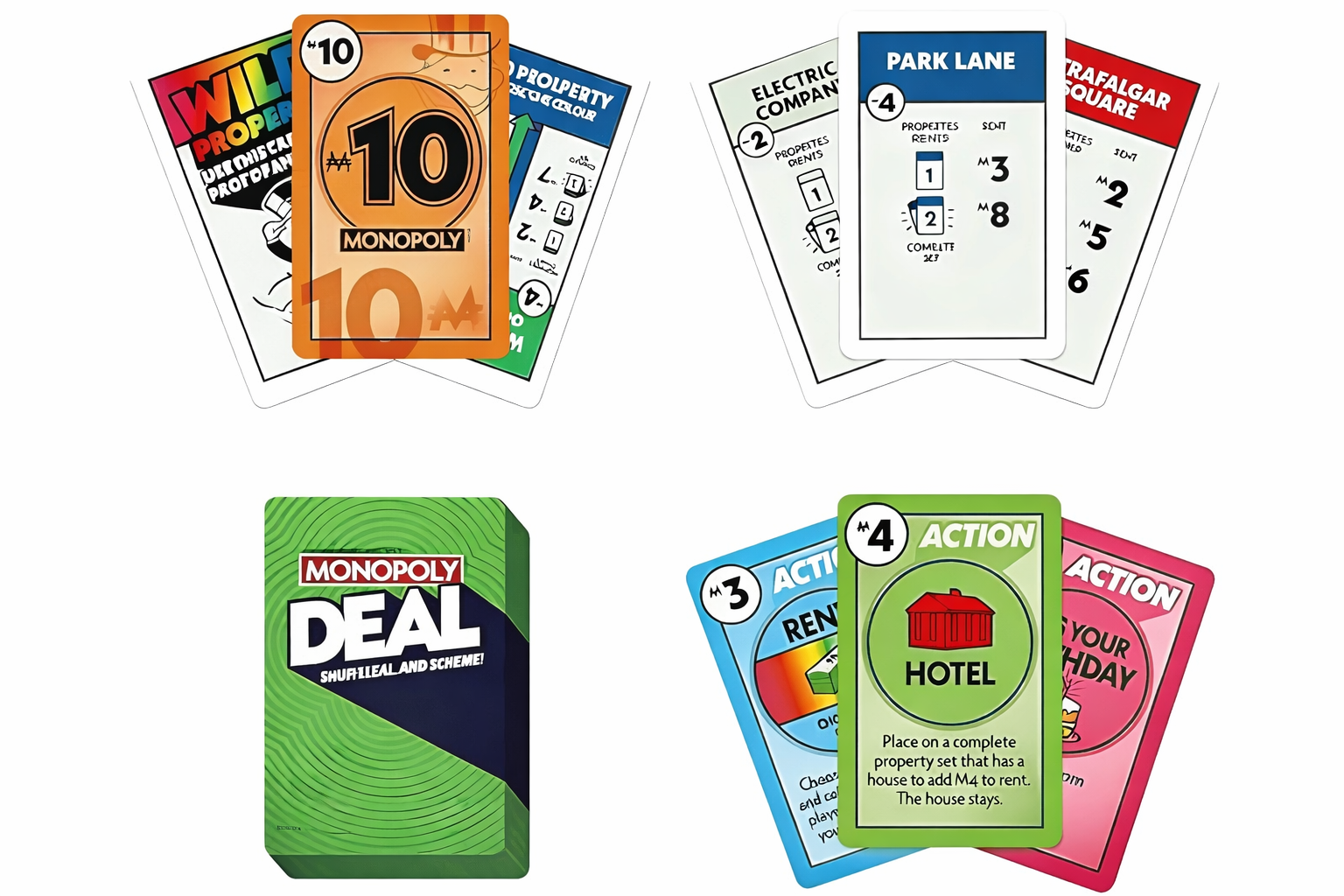 Monopoly Deal Card Game | Fast-Paced Family Card Game for Kids & Adults | 2-5 Players | Ages 8+ | Travel-Friendly Fun Game - Image 2