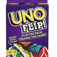 UNO Flip Card Game for Kids & Family | Double-Sided Cards Strategy Game | Fun Party Game | Age 7+ | 2–10 Players | Travel Friendly Classic Card Game