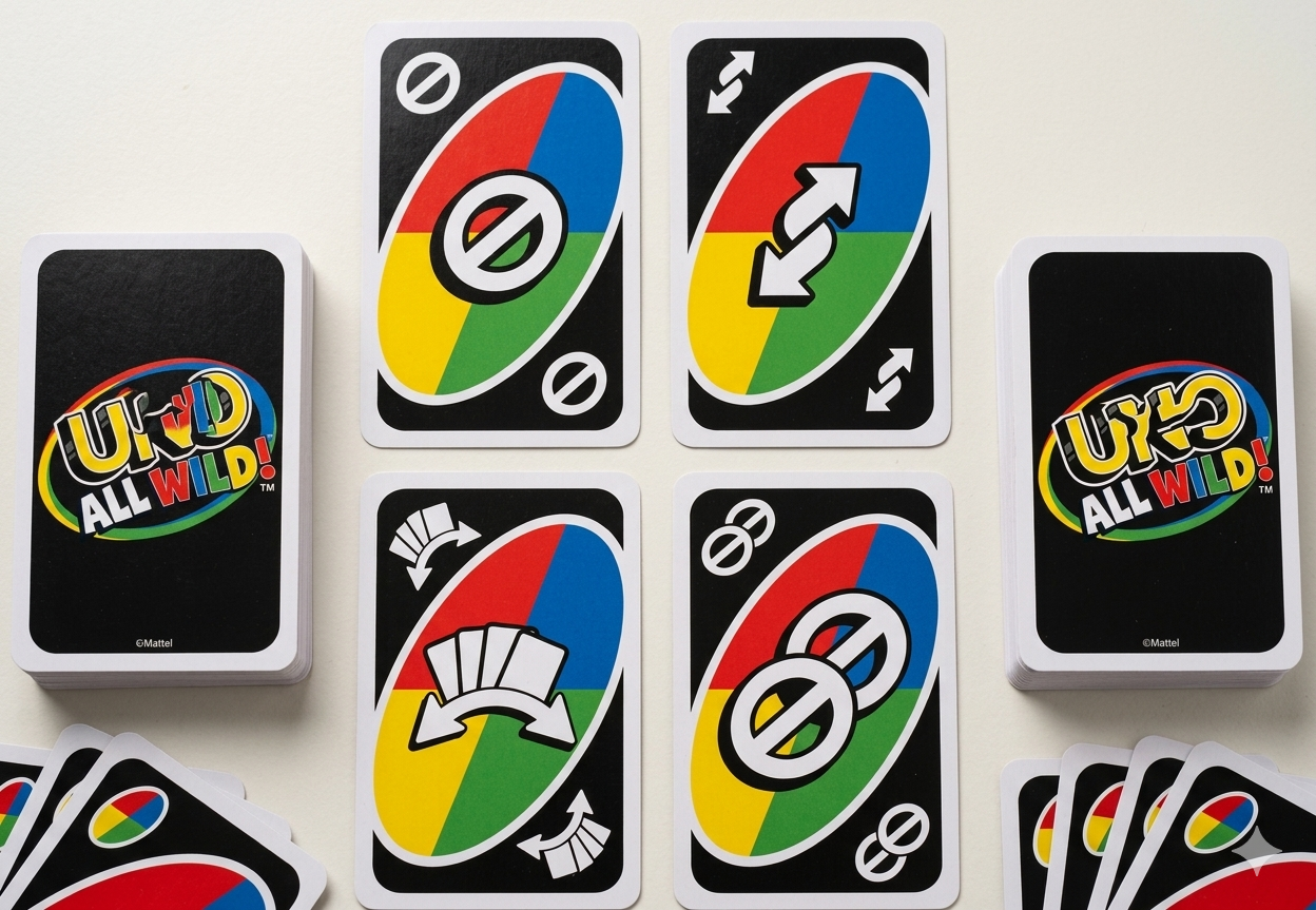 UNO All Wild Card Game Deck | Family Party Game for Kids & Adults | Easy to Play Travel Game | 2-10 Players | Age 7+ - Image 2