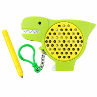 Mini Magnetico Dinossauros Writing & Learning Board Toy for Kids | Magnetic Pen Bead Puzzle Educational Game for Boys & Girls
