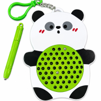 Mini Magnetism Panda Magnetic Beads Drawing Board Toy for Kids with Pen & Keychain