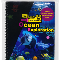 Ocean Exploration Flashlight Discovery Book for Kids – Interactive Marine Learning Activity Set