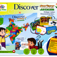 Explore India's heritage, culture, monuments and geography through a fun educational board game. Perfect for kids, families, schools and gifting.