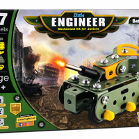 Little Engineer 17 Models Mechanical Construction Kit for Kids 6+ | DIY STEM Engineering Building Toy Set with Metal Parts, Tools & Educational Learning Activity Gift